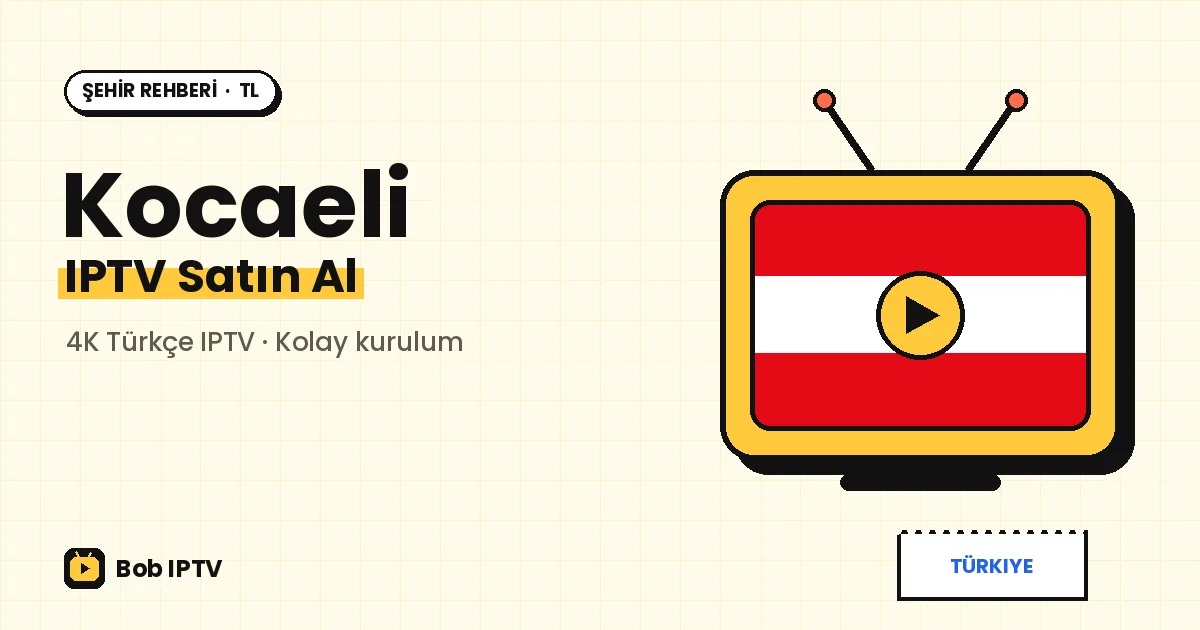 Kocaeli IPTV: Gece Vardiyasından Dönene de Sabah Çıkana da Uygun Yayın